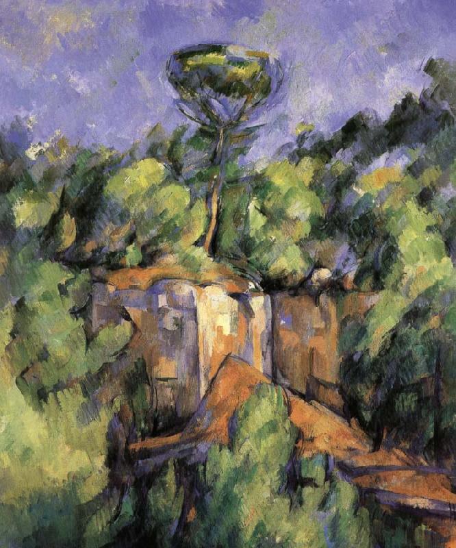 Paul Cezanne landscape rocks 2 oil painting image